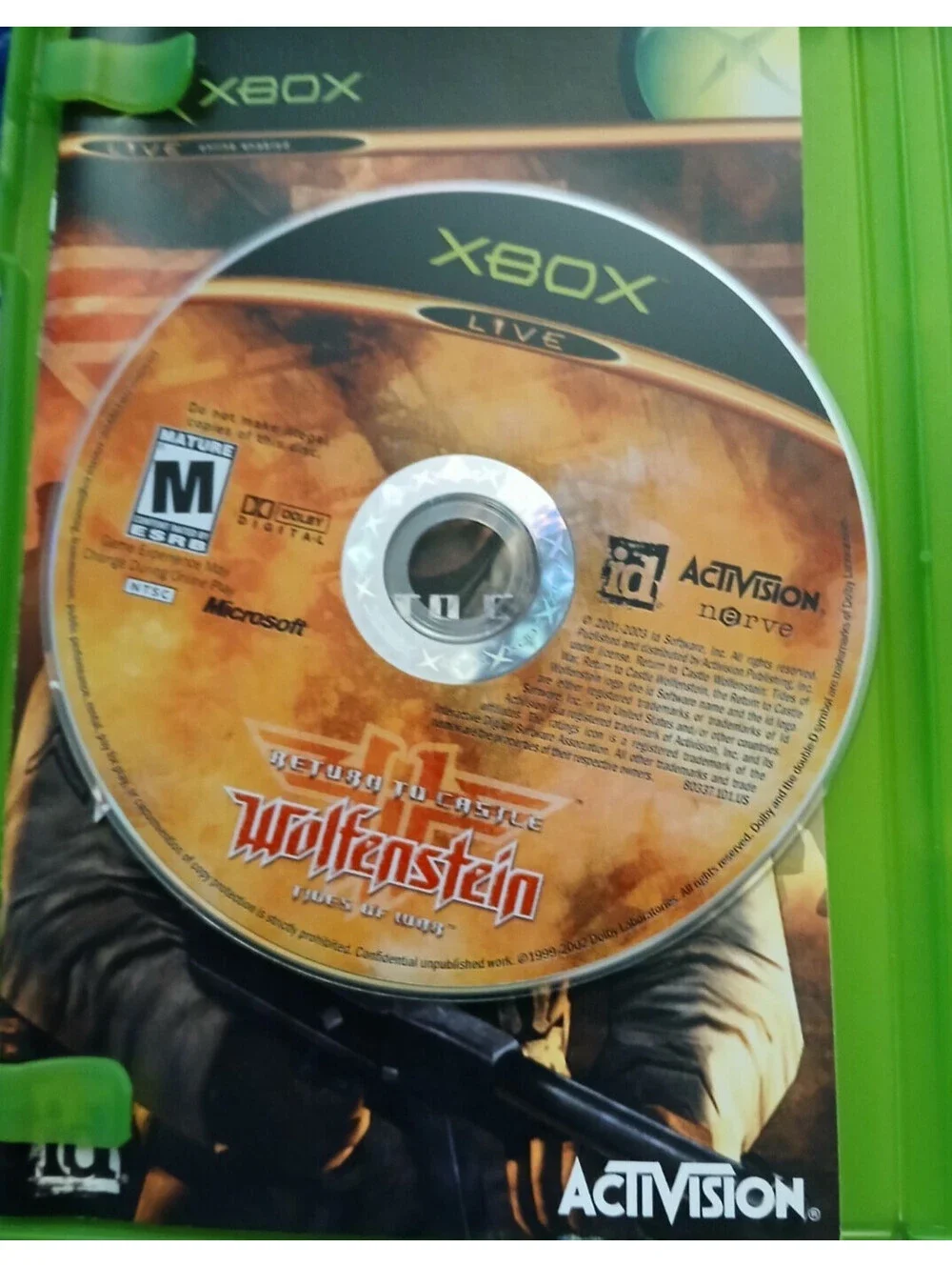 Return to Castle Wolfenstein: Tides of War (Microsoft Xbox, 2003)